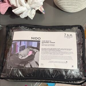 NIDO Car Seat & Bassinet Wrap - Black